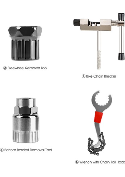 4 Adet Set Stili Bisiklet Tamir Aracı Seti Krank Çıkarıcı Zincir Ayırıcı Kırıcı Debriyaj Çıkarıcı Bisiklet Tekerlek Göbeği Konuş Anahtarı Mtb Onarım Aksesuarları (Yurt Dışından)