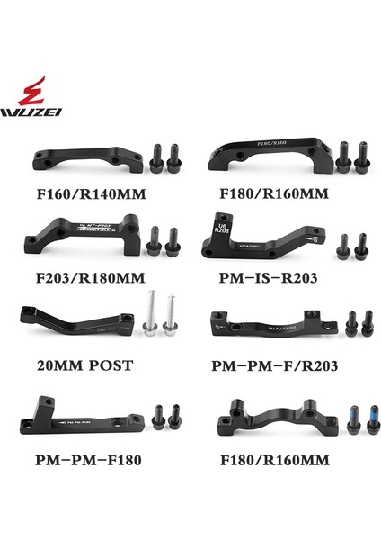 1 Adet 04 Tarzı Wuzeı Mtb 1 Adet Fren Disk Dönüştürücü Hafif Braket Is Pm A B'den Pm Fren Diski Montaj Adaptörü Için Rotor (Yurt Dışından) modelleri