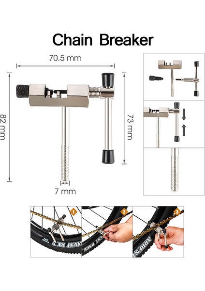 4 Çeşit Onarım Aracı1 Stili Bisiklet Tamir Aracı Seti Debriyaj Çıkarma Zincir Kırıcı Çıkarıcı Kesici Krank Çekme Anahtarı Mtb Yol Bisikleti Bakım Seti (Yurt Dışından) modelleri