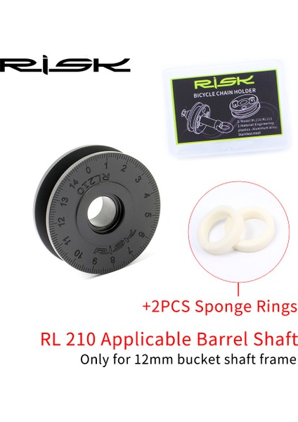 RL210 Stili 2 In 1 Bisiklet Zinciri Temizlik Tutucu Aracı Hızlı Salınım Kolu ile Varil Kova Mil Bisiklet Zinciri Yağ Aracı Yıkama Tutucu (Yurt Dışından)