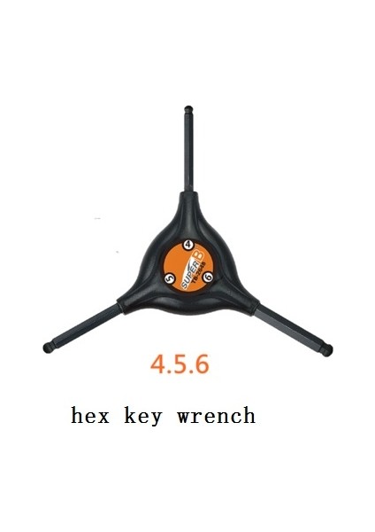 TB2648 4-5-6mm Stili Super B Tayvan Bisiklet Tamir Araçları Altıgen Anahtar Torx Anahtar Soket Anahtarı Yy Tb (Yurt Dışından)