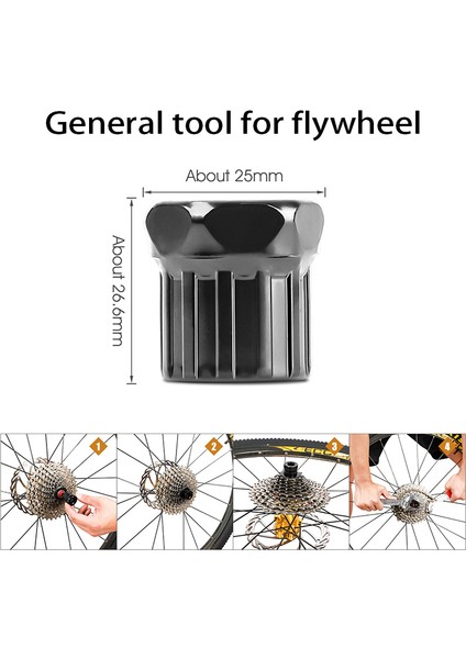 Genel Araç Stili Çok Fonksiyonlu Bisiklet Tamir Seti Zincir Kırıcı Uçak Tekerlek Sökücü Krank Çekiç Anahtarı Mtb Yol Bisikleti Bakım Araçları (Yurt Dışından)
