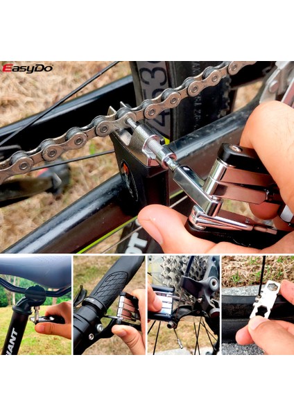 ED2902 Stili Easydo Bisiklet Tamir Aracı Kiti Multitool Hex Spoke Bisiklet Tornavidaları Araç Lastik Kaldırma Allen Anahtarı Mtb Dağ Bisikleti Aracı. (Yurt Dışından)