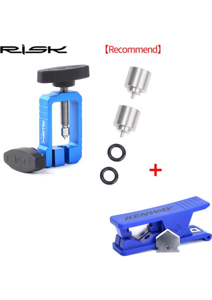 Alet Takımı ve Kesici Tarzı Risk Bisiklet Yağ Iğne Sürücü Takma Aracı Mtb Yol Bisikleti Hidrolik Fren Hortum Kesici BH59 BH90 RL212 Için (Yurt Dışından)