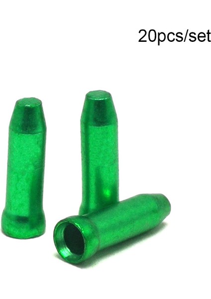 Yeşil Stil Bisiklet Fren Tel Alüminyum Alaşımlı Kuyruk Kapak 7 Renk Bisiklet Fren Kablosu Koruma Kapağı Fren Hattı Kablosu Son Kapak (Yurt Dışından)