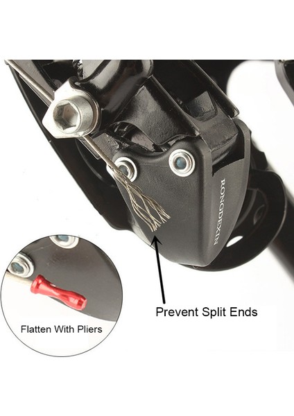 Yeşil Stil Bisiklet Fren Tel Alüminyum Alaşımlı Kuyruk Kapak 7 Renk Bisiklet Fren Kablosu Koruma Kapağı Fren Hattı Kablosu Son Kapak (Yurt Dışından) modelleri