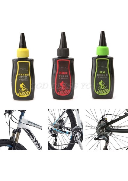 Bir Stil 60 ml Bisiklet Yağı Kuru Zincir Yağı Dağ Bisikleti Çatal Yağı Bisiklet Onarım Araçları (Yurt Dışından)