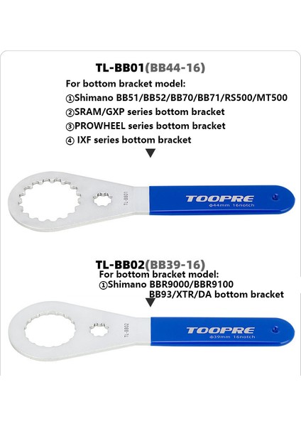 TL-BB02 Stili Bisiklet Dub Bb Alt Mankolu Sökme ve Takma Aracı BB51 BB52 Bike Aracı Anahtar Tamir Aracı (Yurt Dışından)