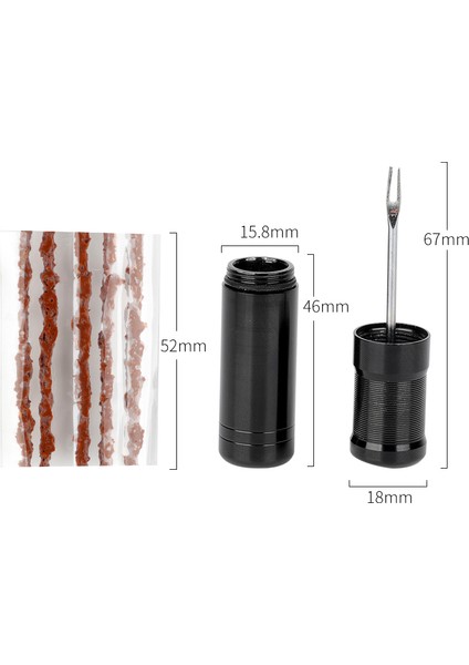 1 Takım Stili Bisiklet Tüpüsüz Lastik Tamir Kiti Lastik Matkap Kauçuk Şeritler Lastik Delinmesi Sızdırmazlık Bisiklet Onarım Araçları Bisiklet Aksesuarları Ciclismo (Yurt Dışından)