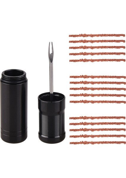 30 Adet Dizeleri Stili Bisiklet Tüpüsüz Lastik Tamir Kiti Yavru Fiş Kapatıcı Kauçuk Bacon Şeritler ve Takma Aracı Puncture Düz Yol Mtb Bisiklet Onarım Için (Yurt Dışından) fiyatları