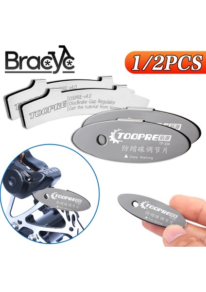 Anahtar Tarzı ile 1 x Oval Bracyc Mtb Disk Fren Balataları Ayarlama Aracı Bisiklet Montaj Yardımcısı Disk Fren Aracı Ayarı Rotor Hizalaması Bisiklet Tamir Kiti (Yurt Dışından)