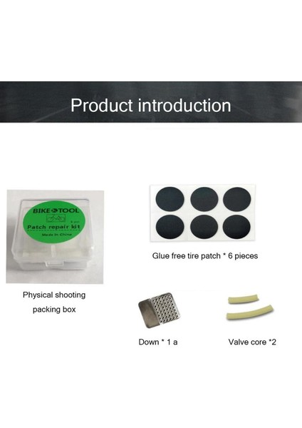 Bir Stil Yeni Bisiklet Lastik Tamir Kiti Aracı Seti Yama Kauçuk Taşınabilir Fetal En Iyi Bisiklet Glue-Free Lastik Tamiri (Yurt Dışından) fırsatları