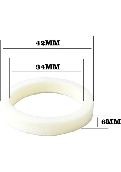 34MM Tarzı 2 Adet Bisiklet Ön Çatal Sünger Halka Yağlamak ve Toz Yağ Köpüğü Emici Mühür mm (Yurt Dışından)