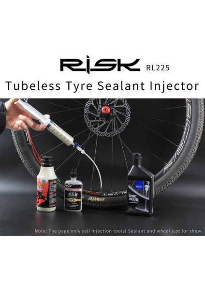 Bir Stil Bisiklet Tüp Yokluğu Lastik Sıvı Enjeksiyon Aracı Bisiklet Lastiği Tüp Yokluğu Sızdırmazlık Enjektörü 60ML Şırınga Kauçuk Hortum Seti Mtb Bisiklet Için (Yurt Dışından) fırsatları