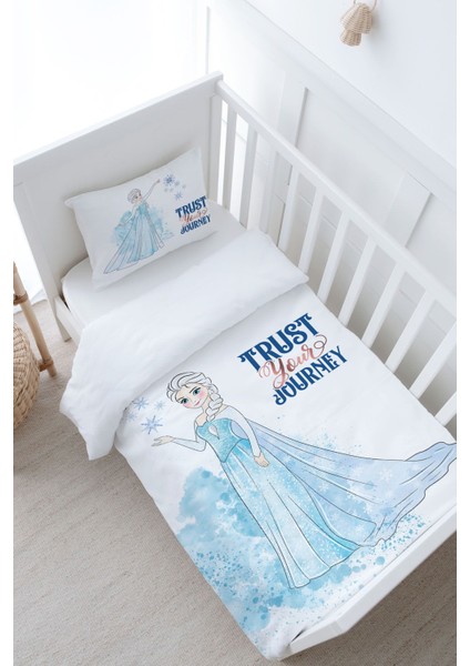 Bebek Boy Nevresim Takımı (100X150) - Cartoon Serisi - Elsa