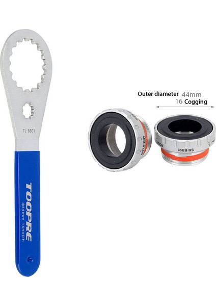 TL-BB03 Stili Bisiklet Dub Bb Alt Menteşe Anahtarı Çıkarma ve Montaj Aracı BB51 BB52 Bisiklet Aracı Anahtar Onarım Aracı (Yurt Dışından)