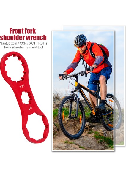 Kırmızı 101X38X4MM Stili Suntour Xcmxcrxctrst Alüminyum Alaşımlı Mtb Bisiklet Ön Çatal Anahtarı - Ön Çatal Kapağı Sökme Onarım Aracı (Yurt Dışından) modelleri