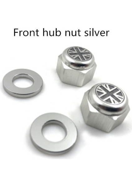 Ön Gümüş Tarzı Brompton Bisikleti Için Katlanabilir Bisiklet Göbek Somunu Ön ve Arka 2 Hızlı 6 Hızlı Somunların Ultrahafif Siyah ve Gümüş Rengi (Yurt Dışından)