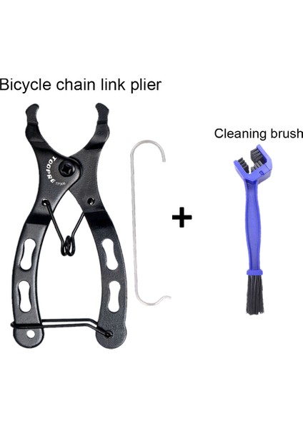 Pense A(Set 3) Stili Mini Bisiklet Zinciri Hızlı Bağlantı Aracı Kanca ile Mtb Yol Çoklu Bağlantı Pense Bisiklet Zinciri Kelepçesi Sihirli Toka Çıkarma Bisiklet Aracı Kiti (Yurt Dışından)