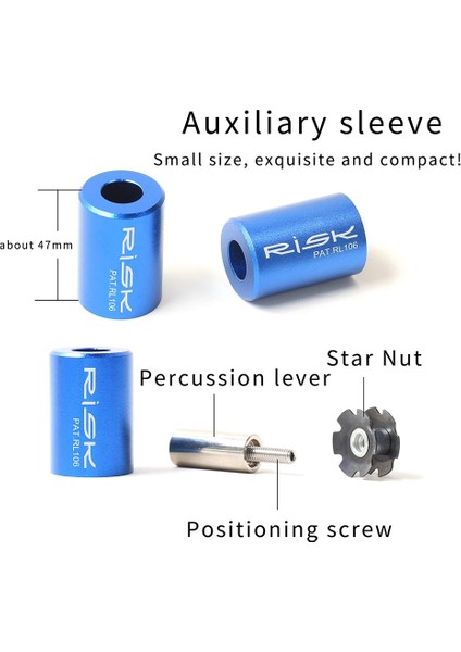 Araç Stili Bisiklet Fork Başlık Star Nut Ayarı Aracı - Ipliksiz Somun Takma Asma Çekirdek Montaj Aracı For Ciclismo Araçları (Yurt Dışından) fırsatları