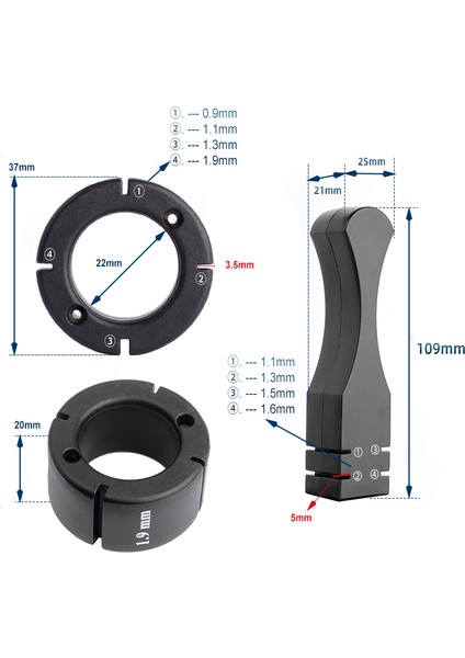 TOL133 Stili Deemount Bisiklet Düz Konuş Anahtarı Bisiklet Aero Konuş Tutucusu Kare Konuş Anahtarı Bakım (Yurt Dışından) modelleri