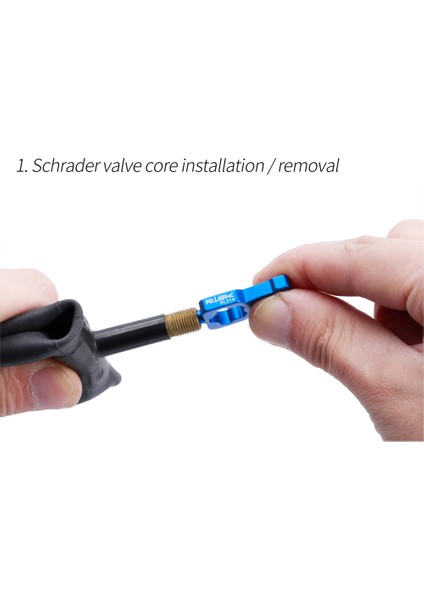 1 Alet 2 Başlık Mavi Stil Risk Bisiklet Vana Çekirdeği Anahtarı ile 2 Presta Vana Kapağı Seti Yol Bisikleti Vana Çıkarma Aracı Taşınabilir Onarım Araçları Aksesuarları (Yurt Dışından) fiyatları