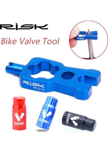 1 Alet 2 Başlık Mavi Stil Risk Bisiklet Vana Çekirdeği Anahtarı ile 2 Presta Vana Kapağı Seti Yol Bisikleti Vana Çıkarma Aracı Taşınabilir Onarım Araçları Aksesuarları (Yurt Dışından) indirimleri