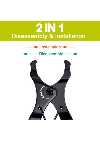 Pense A(Set 4) Stili Mini Bisiklet Zinciri Hızlı Bağlantı Aracı Kanca ile Mtb Yol Çoklu Bağlantı Pense Bisiklet Zinciri Kelepçesi Sihirli Toka Çıkarma Bisiklet Aracı Kiti (Yurt Dışından)