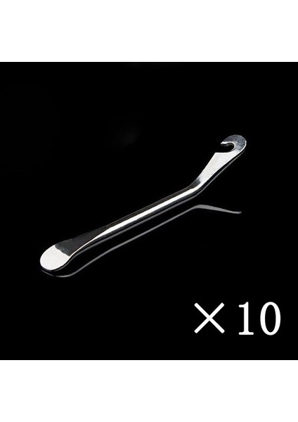 10 Adet Set Stili 3 Adet Bisiklet Çelik Tekerlek Lastik Kaldıraç Kavisli Bisiklet Bisiklet Tamir Aracı Kanca (Yurt Dışından)