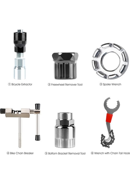 Alt Mil Çıkarma Stili Çok Fonksiyonlu Bisiklet Tamir Seti Zincir Kırıcı Uçak Tekerlek Sökücü Krank Çekiç Anahtarı Mtb Yol Bisikleti Bakım Araçları (Yurt Dışından) fiyatları