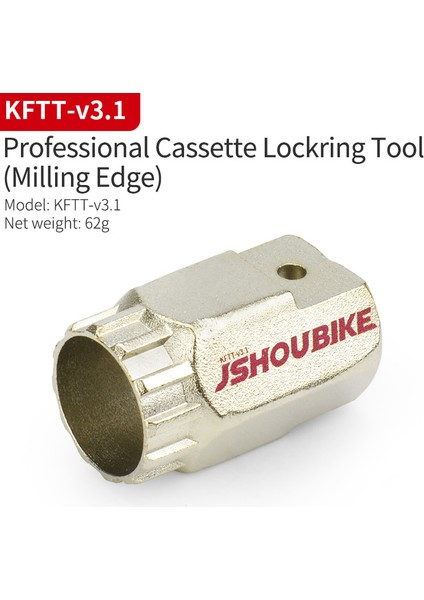 Kftt V3.1 Stili Jshou Bisiklet Kaset Frenkol Kovanı Tamir Aracı Sökme Kilitleme Halkası Dişli Sökücü Tamir Kurulum Bisiklet Zincir Dişlisi Parçaları (Yurt Dışından)