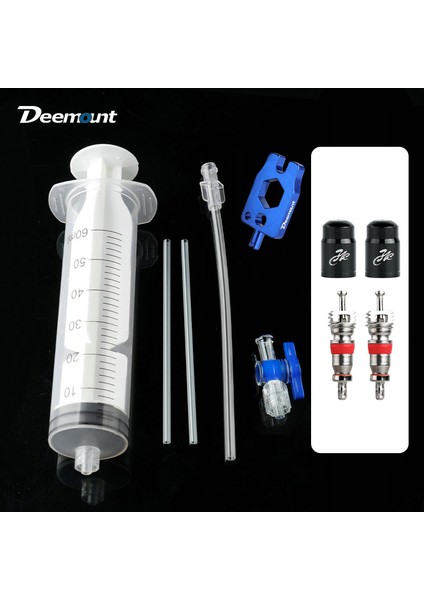 TOL179 Schrader Set Stili Mtb Yol Bisikleti Tüp Yok Lastik Sıvı Enjeksiyon Aracı 60ML Lastik Contası Şırınga Bisiklet Aksesuarları Vana Çekirdeği Çıkarma Aracı Seçeneği (Yurt Dışından)