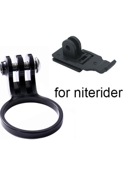 Niterider Stili Için Bisiklet Aksesuarı Işık Tutucu Flaş Işık Cateye Volt Farı Gopro Kamera Montajı Alüminyum Bisiklet Aksesuarları (Yurt Dışından)