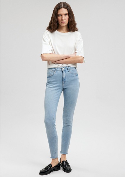 Tess M Girly Açık Mavi Jean Pantolon 100328-80979