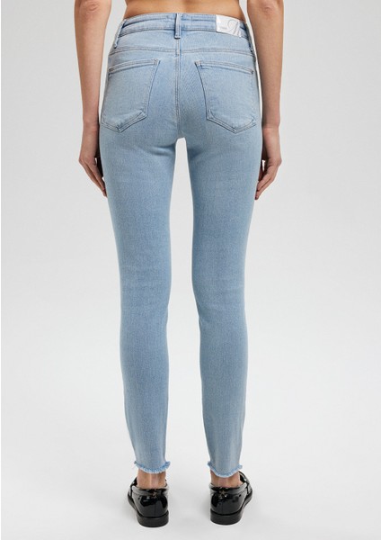 Tess M Girly Açık Mavi Jean Pantolon 100328-80979