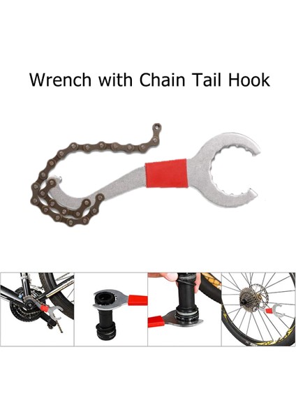 B(5 Çeşit Araç) Stilini Ayarla Bisiklet Tamir Aracı Kiti Uzaklaştırma Zincir Kırıcı Çıkartıcı Kesici Kolu Sökücü Anahtar Mtb Yol Bisikleti Bakım Seti (Yurt Dışından) fiyatları