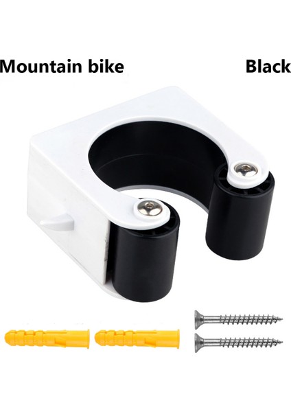 Dağ Bisikleti-Siyah Tarzı Bisiklet Park Rafı Taşınabilir Yol Duvar Montaj Kanca Braketi Mtb Bisiklet Toka Standı Tutucu Iç Mekan Dikey Lastik Desteği Aksesuarları (Yurt Dışından)