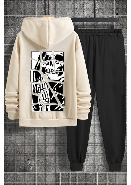 Only Trendwear Skullcracked Baskılı Eşofman Takımı