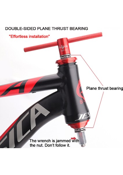 Temel Gümüş Stili Bisiklet Direksiyon Takma Çıkarma Aracı Bisiklet Alt Menteşe Kupası Pres Aracı Mtb Yol Bisikleti Bisiklet Onarım Araçları (Yurt Dışından) modelleri