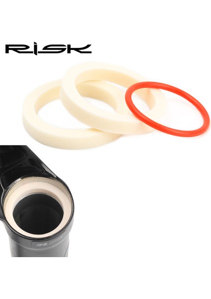 32 mm Tarzı 2 Adet Bisiklet Sünger Halka Yağ Sızdırmaz Köpük Bisiklet Ön Çatalı Fox Rockshox Manitou Sünger ve Itinerary 0-Halka (Yurt Dışından) modelleri