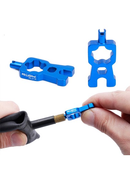 RL301 Valf Aracı Stili 4 Için 1 Bisiklet Valf Çekirdek Anahtarı ve Presta Lastik Valf Kapakları Bisiklet Valf Çıkarma Aracı Taşınabilir Onarım Araçları Aksesuarları (Yurt Dışından)