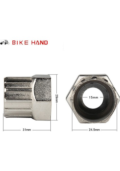 Gümüş Tarzı Bıkehand Bisiklet Araçları Anahtar Mtb Bisiklet Bisiklet Spanner Freewheel Flywheel Cırcır Sökme Montaj Alt Bracket Onarım Aracı YC-121A (Yurt Dışından)