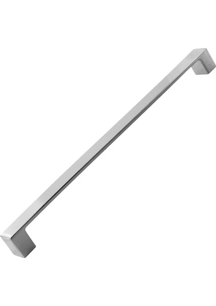 10 Adet Bihter Düz Mobilya Mutfak Dolabı Çekmece Dolap Kapak Kulpu Kulpları Kulbu Krom 224 mm Metal