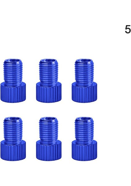 Mavi Stil Alüminyum Bisiklet Bisiklet Vana Presta'dan Schrader'e Dönüştürücü Araba Vana Adaptörü (Yurt Dışından)