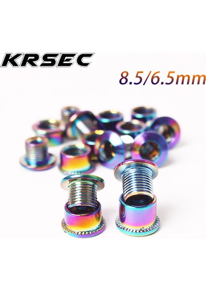 5pc 8.5 Renkli Stil Bisiklet Zincirliği Ekibi 6.5tb Zincirlik Civata Plakası Diş Plakası Vidaları Çelik Kolu Civataları Bisiklet Parçaları (Yurt Dışından) indirimleri