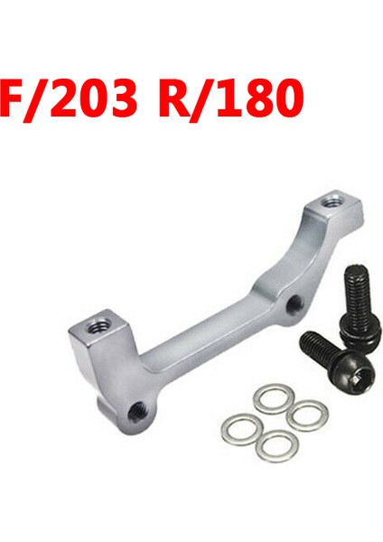Titanyum F203-R180MM Stili Pmıs Mtb Kaliper Adaptörü Ön Arka mm Bisiklet Disk Fren Rotorları Alüminyum Alaşımlı Bisiklet Aksesuarı Adaptörü (Yurt Dışından)