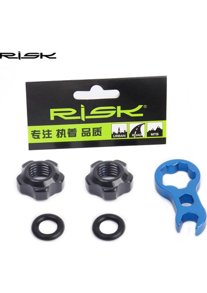 1 Takım Stili Risk Bisiklet Presta Valf Mili ve Montaj Anahtarı Yol Dağ Bisikleti Vakum Lastik Iç Lastik Valf Somunu Onarım Araçları (Yurt Dışından)