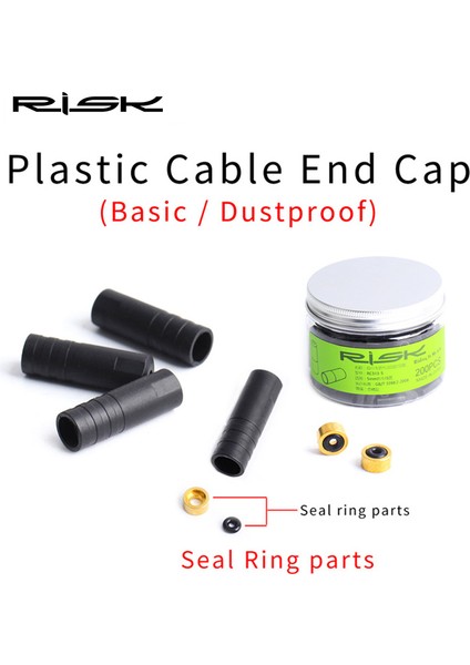 Temel - Shift - 4 Adet Stili Risk Bisiklet Fren Kablo Uç Kapağı Conta Halkalı Parçalar Toz Geçirmez Dış Kablo Boru Uç Kapağı Mtb Yol Bisikleti Vites Fren Için (Yurt Dışından) fiyatları