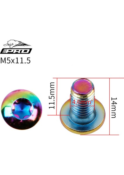T25 Kırmızı Stil Bisiklet Drew M5* T25 Kaplama Titanyum Dağ Bisikleti Yol Bisikleti Rotor Vida - Drew Için (Yurt Dışından)