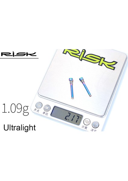Gökkuşağı Tarzı Risk Bisiklet Hidrolik Disk Fren Balatası Civata Mtb Bisiklet Titanyum Alaşımlı Tap (Yurt Dışından)